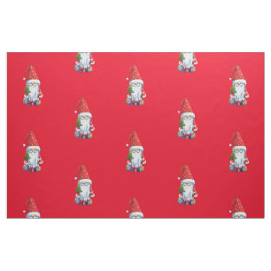 Tissu Gnome Gonk De Noël Habillé En Tenue Festive