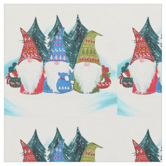 Tissu Gnomes (Fermer)