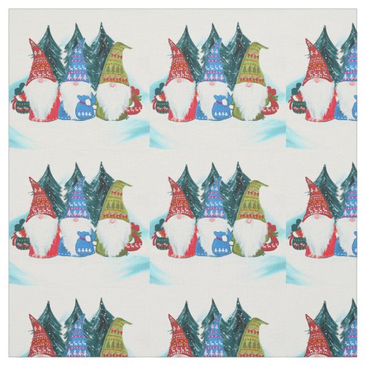 Tissu Gnomes (Échantillon)