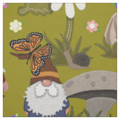 Tissu Gnomes dans la forêt des champignons (Échantillon)