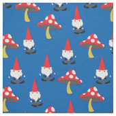 Tissu Gnomes de jardin et champignons de Paris (Échantillon)