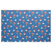 Tissu Gnomes de jardin et champignons de Paris (Fat Quarter)