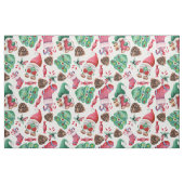 Tissu Gnomes de Noël adorables (Fat Quarter)