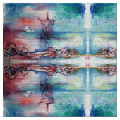 TISSU GNOMON ET DAME DU LAC (Fermer)