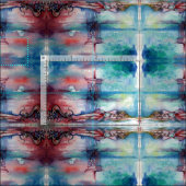 TISSU GNOMON ET DAME DU LAC (Carreau)