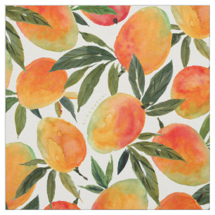 Tissu GO GO GO GO GO Motif de fruits tropicaux