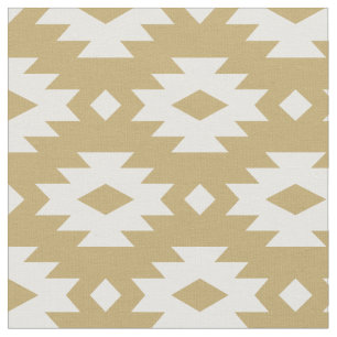 Tissu Gold Aztec