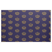 Tissu Gold Crown. Vintage.Bleu (Fat Quarter)