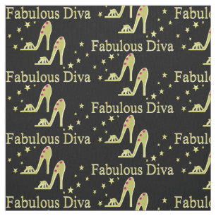 TISSU GOLD DIVA ET SHOE REINE FASHIONISTA