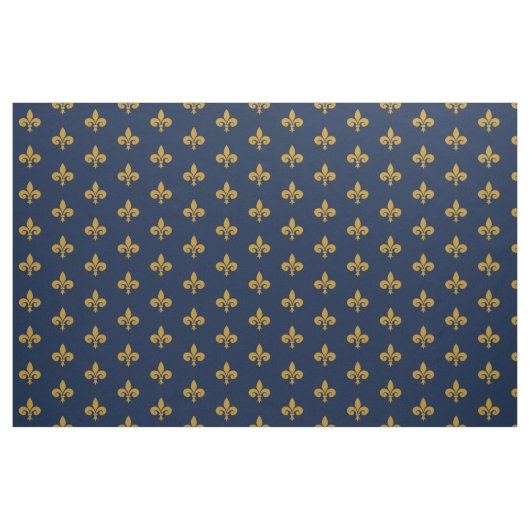 Tissu Gold Fleur de Lis (Yard)