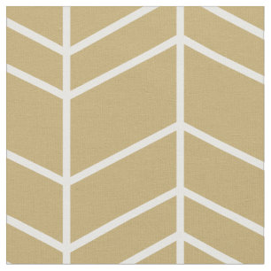 Tissu Gold Herringbone Chevron