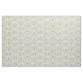 Tissu Gold Winter Floral Design (Fat Quarter)