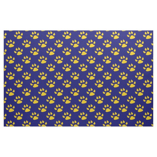 Tissu Golden Footprint Claw Paw (Yard)