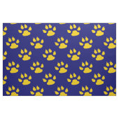 Tissu Golden Footprint Claw Paw (Fat Quarter)