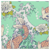 Tissu Golden Koi Fish (Fermer)