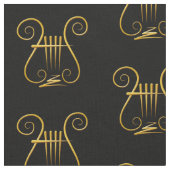 Tissu Golden lyre (Fermer)