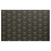 Tissu Golden lyre (Fat Quarter)