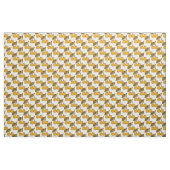 Tissu Golden Metallic Cherries Pattern (Yard)