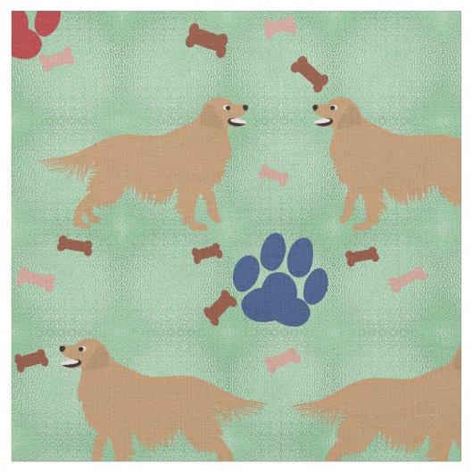 Tissu Golden Retriever (Fermer)