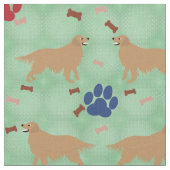 Tissu Golden Retriever - Personnaliser (Fermer)