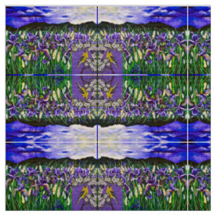 Tissu Goldfinch dans Iris Fields