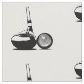 Tissu Golf Ball et Club (Fermer)