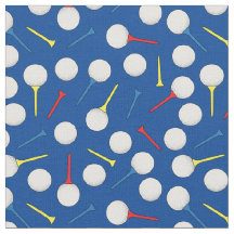 Golf Balls et Motif Tee - shirt sur Blue