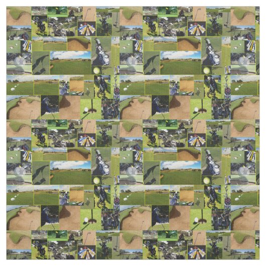 Tissu Golf Collage (Échantillon)