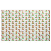 Tissu Golf Yellow Labrador Retriever (yaourt 5) Chien -  (Fat Quarter)