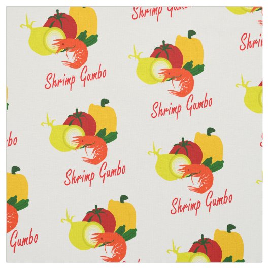 Tissu Gombo de crevette (Échantillon)