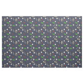Tissu Gone Golfing sur Grey-Blue (Fat Quarter)