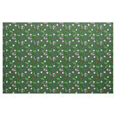 Tissu Gone Golfing sur Hunter Green (Fat Quarter)