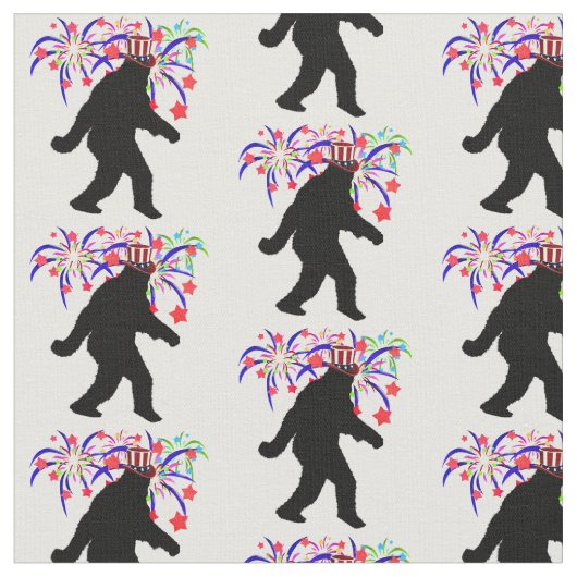 Tissu Gone Squatchin' pour 4 juillet (Fermer)