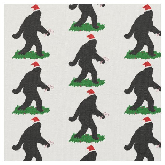 Tissu Gone Squatchin' pour Noël (Fermer)