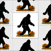 Tissu Gone Squatching pour Thanksgiving Turquie (Carreau)