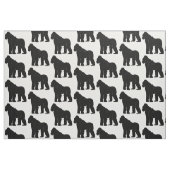 Tissu Gorille en silhouette (Fat Quarter)