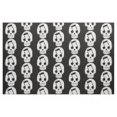 Tissu goth note yeux crâne (Fat Quarter)