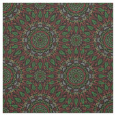 Tissu Gothique Feuilles Mandala Motif (Échantillon)