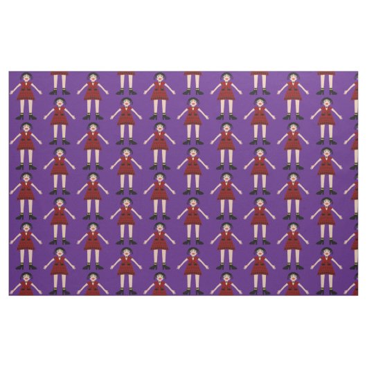 Tissu Gothique Halloween Vampire Lady Patterned (Fat Quarter)