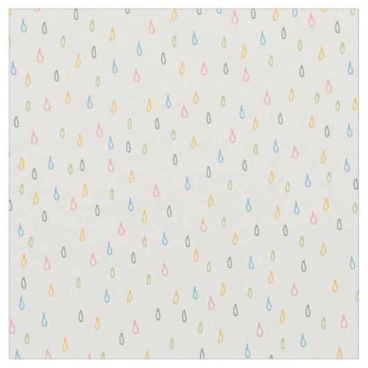 Tissu Gouttes de pluie (Fermer)