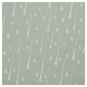 Tissu Gouttes de Pluie qui Tombent Joli Jour de Pluie Ol