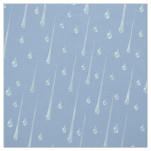 Tissu Gouttes de Pluie qui Tombent Jolie Journée Pluvieu