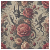 Tissu Grace éclipsée - Carreau de déclaration victorienn (Échantillon)