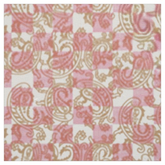 Tissu Gradient Or Rose. Papier peint géométrique (Échantillon)