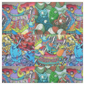 Tissu Graffiti Fabric (Fermer)