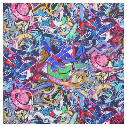 Tissu Graffiti Streetstyle (Échantillon)