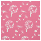 Tissu Graines Cardières Roses (Échantillon)