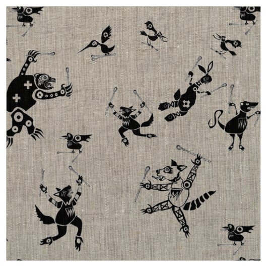 Tissu Grand cherokee de Stickball (Échantillon)