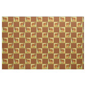Tissu grand cheval petite impression (Fat Quarter)