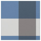 Tissu Grand contrôle de Buffalo, gris/gris et bleu (Détail)